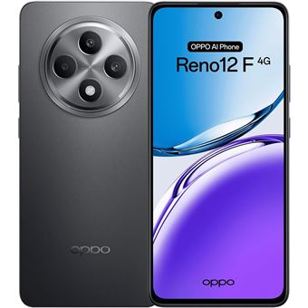 Smartphone OPPO Reno12F 4G | 8GB, 256GB, ecrã AMOLED 2.5D de 6,7'' | IA | Cinzento mate - 1