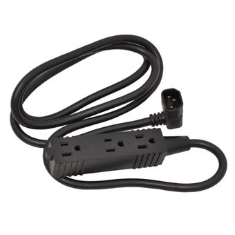 Caixa para Tomadas Ergotron SV 3-Outlet Power Strip | Preto - 1