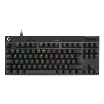 Teclado Gaming com Fios Logitech G PRO X TKL RAPID | Idioma: Francês | Preto - 1