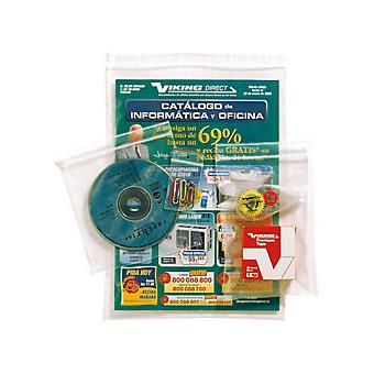 Bolsa Com Fecho Transparente 200 Micras 230 (A) X 320 (H) Mm 100Unidades - 1