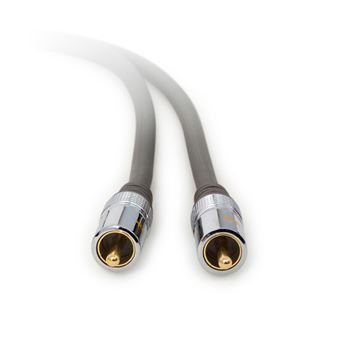 cabo coaxial Techlink RCA / RCA 1m  Preto - 1