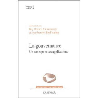 Gouvernance. Un Concept Et Ses Applications - 1