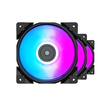 Ventoinha para Pc PCCOOLER Halo RGB Lüfter 3 in 1 | Preto - 1
