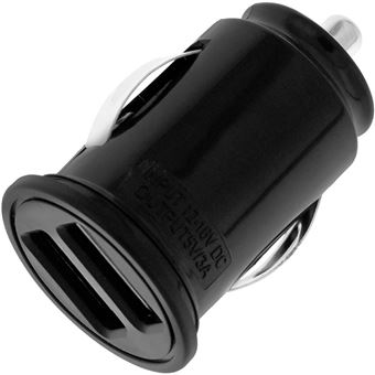 Carregador Carro Isqueiro Moxie para Smartphone e Tablet | 2 Portas USB | 3A - Preto - 1