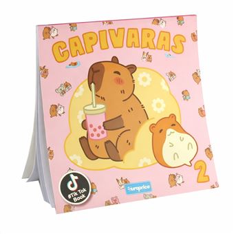 Livro de Colorir - Capivaras 2 Europrice PIA0782-B | Rosa Claro - 1
