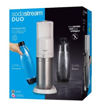 Carbonatador SodaStream DUO | Aço inoxidável, Branco - 1