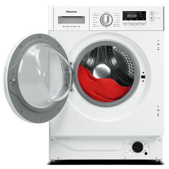 Máquina de Lavar Roupa Hisense WF3M841BWIES | 8 Kg | 1350 RPM | A | Branco - 1