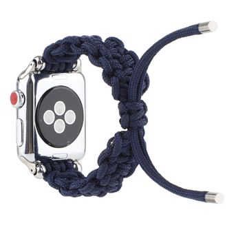 Bracelete de Nylon HSMY Trançado Ajustável para Apple Watch Series 6/ SE/ 5/ 4 | 40 mm - Azul - 1