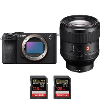 Sony A7CR Preto + FE 85mm f/1.4 GM + 2 SanDisk 128GB Extreme PRO UHS-II SDXC 300 MB/s + PDF MCZ DIRECT - 1