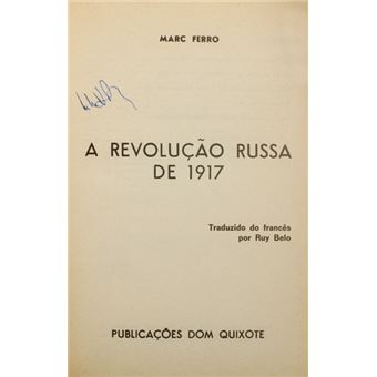 A revolução russa de 1917. - 1