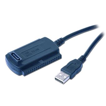 cabo de interface/adaptador de género Gembird AUSI01  USB PATA/SATA Preto - 1