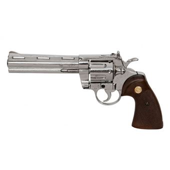 Réplica de Revolver Denix Python ou Magnum de metal e puxadores de plástico - 1