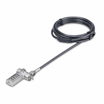 Cadeado Antirroubo StarTech.com UNIVCS25-LAPTOP-LOCK | Prateado - 1