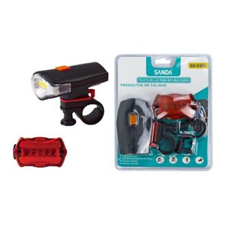 Luzes LED para Bicicleta SANDA SD-6306 - Preto - 1