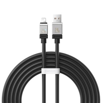 Cabo BASEUS CAKW000501 | USB-C para Lightning | 2.4A | 2 m - Preto - 1