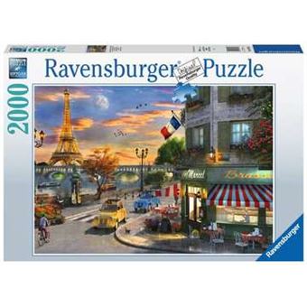 Puzzle Ravensburger Panorâmico Paris Sunset | 2000 Peças - 1