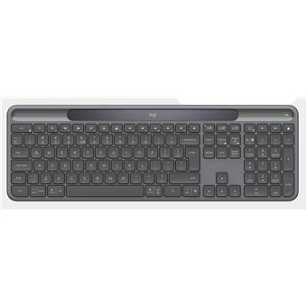Teclado Wireless Logitech Signature Slim Solar+ K980 for Business | Idioma: Inglês US | Grafite - 1