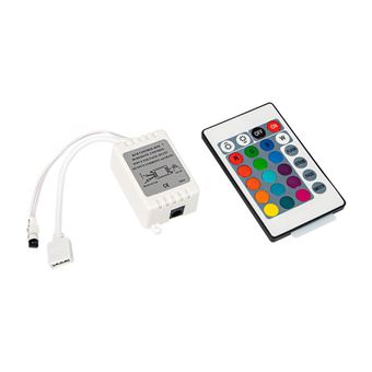Controlador de Fita LEDs RGB  Xtreme com Comando à Distância| 72W - 1
