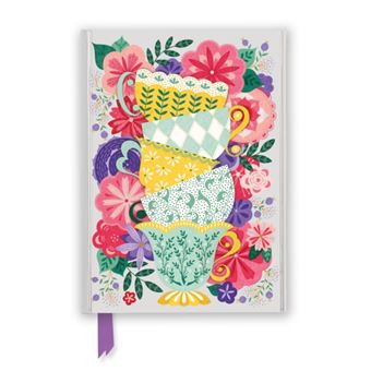 Jenny Zemanek Teacups Foiled Journal By Flame Tree Publishing - 1