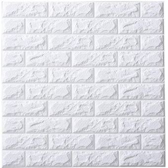 Papel de Parede 3D Mormark BRICKSBY | Estilo Tijolo Rústico com 5 Unidades 35 x 38 cm - 1