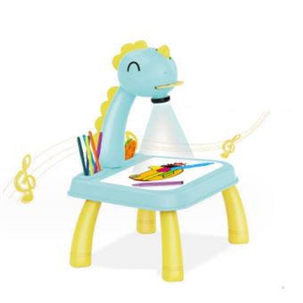 Mesa de Desenho com Projetor para Crianças BEUNIK | Verde e Amarelo - 1