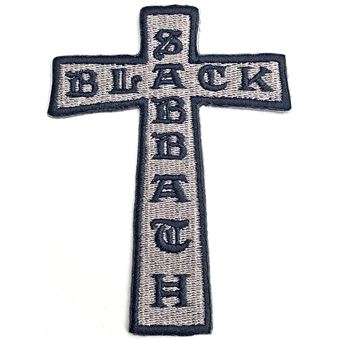 Emblema Rock Off Black Sabbath | Cross | Woven Patch - 1