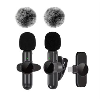 Microfone de Lapela SWZYOR | Sem Fios | Type-C - 1