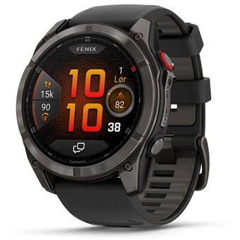 Relógio desportivo Garmin fenix 8 Pro | 51 mm | Cinzento, Titânio, Preto - 1