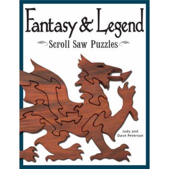 Fantasy  Legend Scroll Saw Puzzles Fox Chapel Publishing 29 Readytocut Patterns For Fantastic Creatures Like Dragons, Gargoyles, Unicorns, Hydra,  Dragons, Wizards  Other Creatures Of Myth - 1