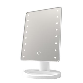 Espelho de Maquilhagem DAM | 16 Luzes LED | Branco - 1