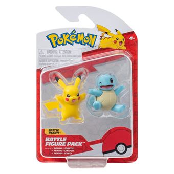 Figuras Pokémon Pikachu e Squirtle - 1