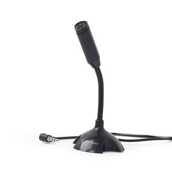 Microfone para Pc Gembird *Desktop microphone black | Preto - 1