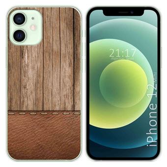 Capa Tumundosmartphone de Gel TPU para iPhone 12 Mini (5.4) Design de madeira 09 Desenhos - 1