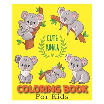 Cute Koala Coloring Book For Kids - 1