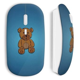 Rato Wireless Maniacase Pequeno Urso de Pelúcia Mouse - 1