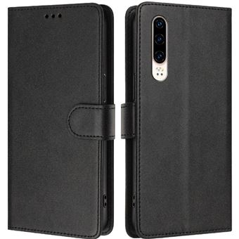 Capa Clássica Flip ZURSANA para Huawei P30 com Bloqueio RFID  | Preto - 1