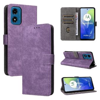 Capa ZURSANA para Motorola Moto G04S | Pele Sintética | Fecho Magnético | Compartimento para Cartões com Bloqueio RFID | Violeta - 1
