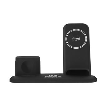 Estação de Carregamento Quick Charge LinQ para Iphone / Apple Watch / Airpods - Preto - 1