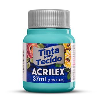 Tinta Acrilex Fosca para Tecido 04140/577 | 37ml - Turquesa - 1