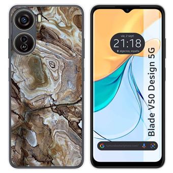 Capa de silicone TUMUNDOSMARTPHONE para Zte Blade V50 Design 5G | desenhos Marble 14 - 1