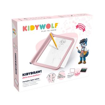 Quadro Luminoso para Pintar Kidywolf Kidydraw Pro | Rosa - 1