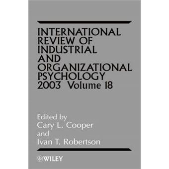 International Review of Industrial and Organizational Psychology - Hardback - 2003 - 1