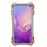 Capa Magunivers de TPU Fibra de Carbono Anti-Queda Ouro Vermelho para Samsung Galaxy S10_3