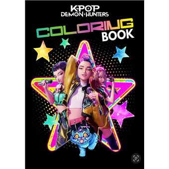 Kpop Demon Hunters Coloring Book - An Epic Coloring Adventure With Kpop Stars As Demon Hunters - 1