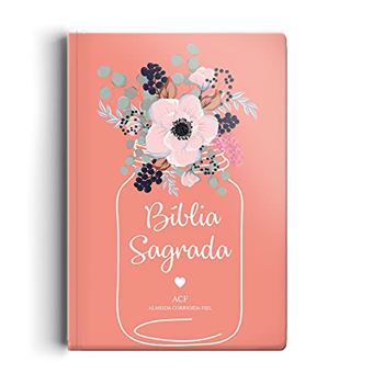 Bíblia Acf Semi Luxo Flor De Pote - 1