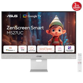 Monitor ASUS Smart MS27UC | LCD | 4K UHD | 5 ms | 60 Hz | 27&quot; | F - 1