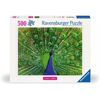 Puzzle Ravensburger Pavão 12001332 | 500 Peças - 1