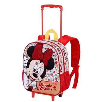 Mochila Karactermania Disney Minnie Mouse 3D Flower Small Wheeled - 1