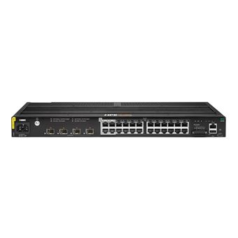 Switch de Rede HPE Aruba Networking CX 4100i 24p 1GbE 20p Class4 POE and 4p Class6 PoE 4p SFP+ Switch | Preto - 1