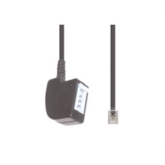 cabo telefónico e+p T 65  0,2 m Preto - 1